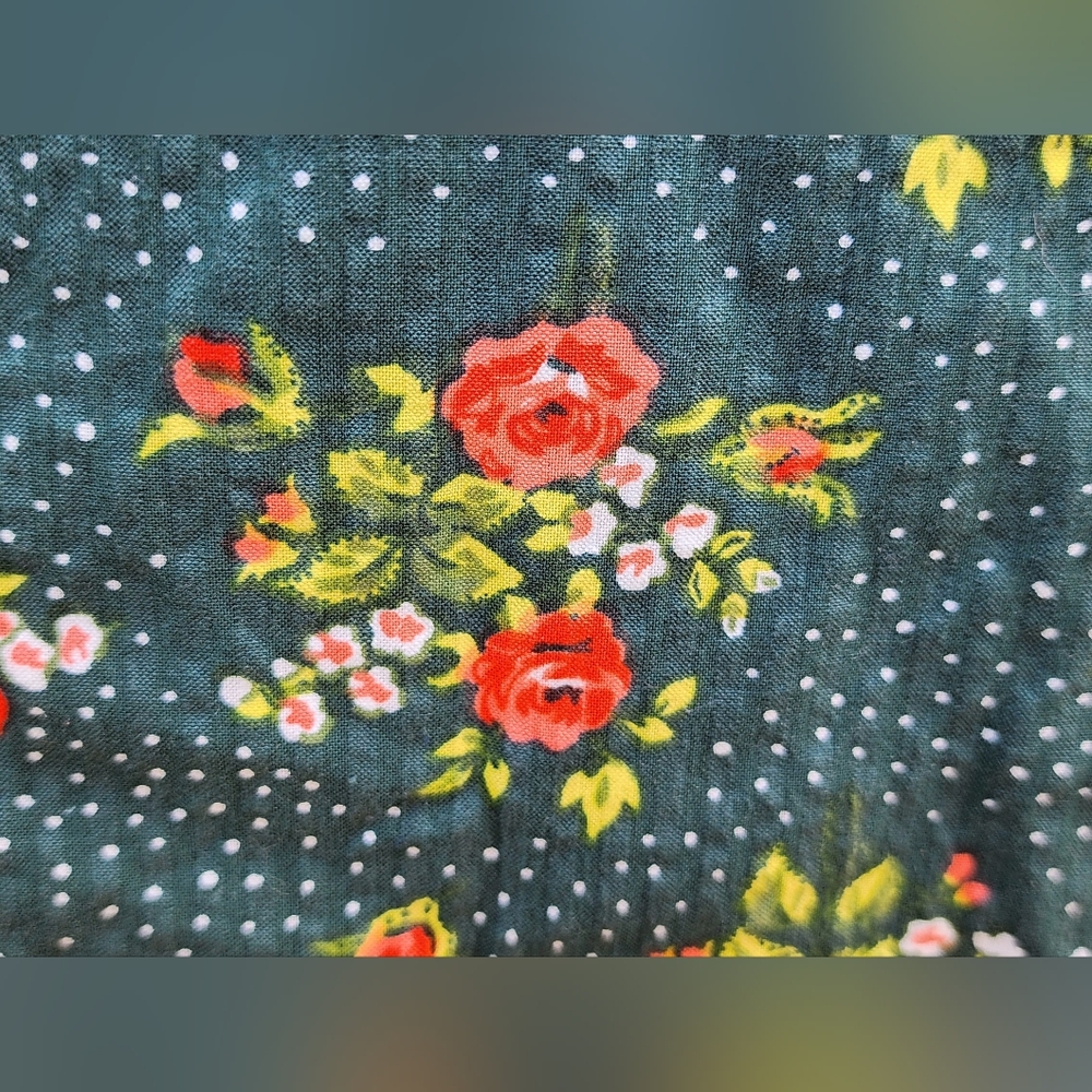 Laura Ashley Green Floral Mini Dress - Picture 11 of 16